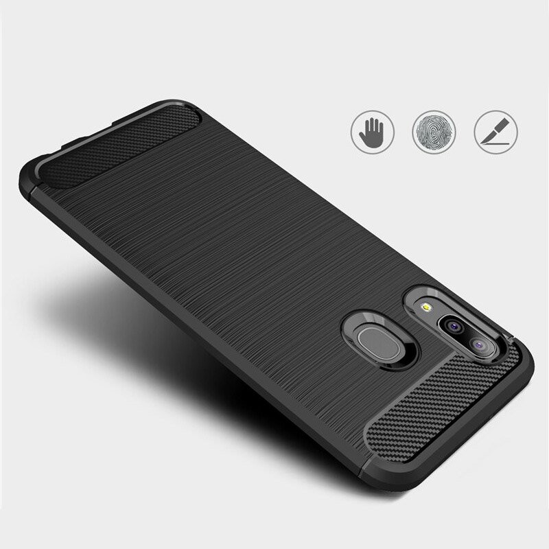 Capa Samsung Galaxy A20e Gel Carbono Preto - Capas de Telemóveis ...