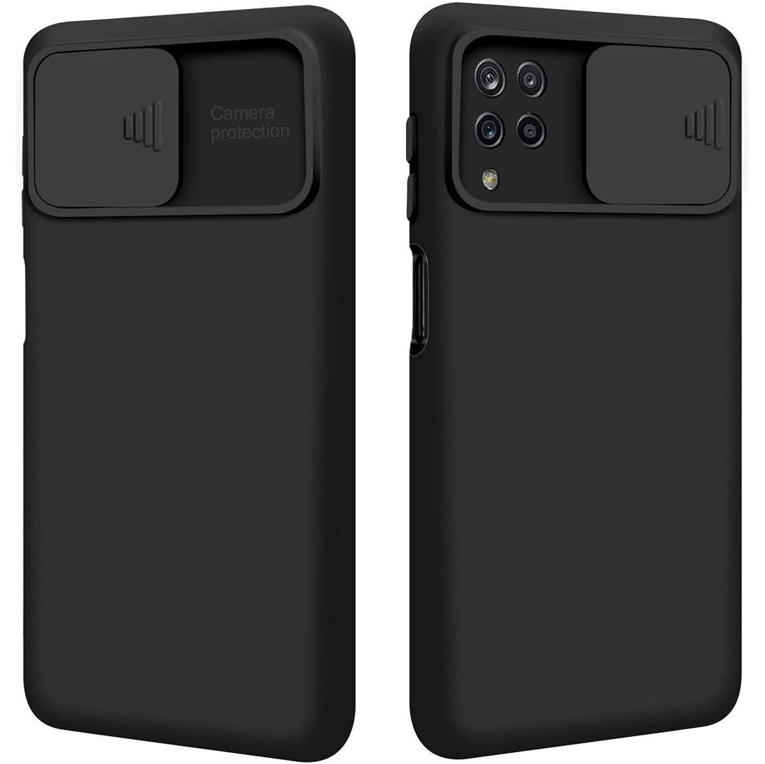 Capa Samsung Galaxy A12 Gel com Proteção Câmera Preto - Capas de ...